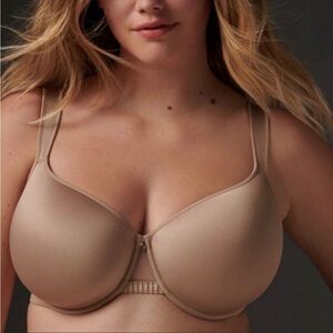 ThirdLove 42D 24/7® Perfect Coverage Bra beige tan nude 0583